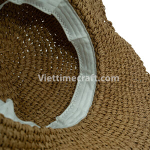 Straw Paper Rope Hat For Beach Summer Holiday