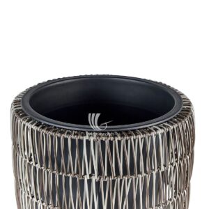PP Poly Rattan Planter, Flower Pot, Viettimecraft Wholesale Vietnam Manufacturer