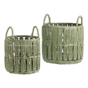 straw; paper rope; recycled paper; storage basket; wholesale;