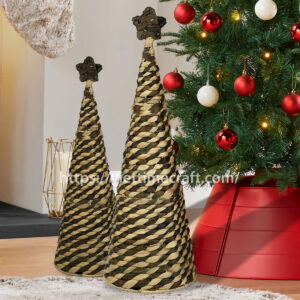 water hyacinth christmas tree table decor