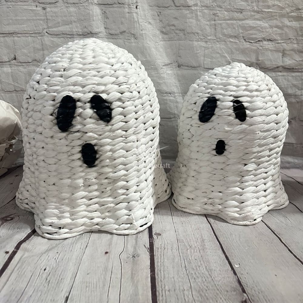 Set Of 2 Water Hyacinth Ghost Wholesale