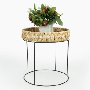 Handwoven Water Hyacinth Nesting End Tables Set of 2 Viettimecraft Manufacturer