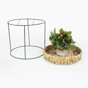 Handwoven Water Hyacinth Nesting End Tables Set of 2 Viettimecraft Manufacturer