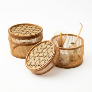 Bamboo Food Storage Basket From Vietnam handicraft