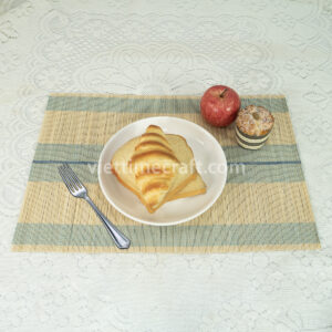 bamboo placemats, handmade bamboo table mat, eco-friendly placemat, colorful bamboo dining mat, natural table setting, Vietnamese handicraft, customizable placemat, zero waste dining accessories, woven bamboo table decor, organic placemats