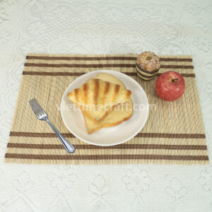 bamboo placemats, handmade bamboo table mat, eco-friendly placemat, colorful bamboo dining mat, natural table setting, Vietnamese handicraft, customizable placemat, zero waste dining accessories, woven bamboo table decor, organic placemats