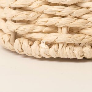 hand woven recycled paper rope material