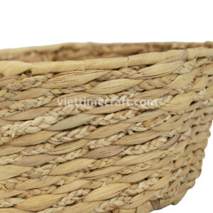 Handwoven Water Hyacinth Gift Hamper Basket with Handle