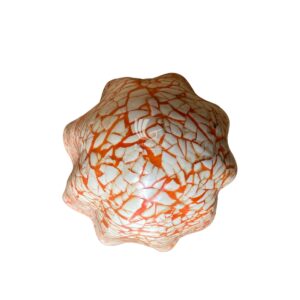 Halloween ghost sculpture, handmade Halloween decor, eggshell mosaic figurine, spooky home decoration, eco-friendly Halloween crafts, handcrafted ghost statue, artisan Halloween ornaments, paper core ghost decor, wholesale holiday decorations, Vietnam handmade crafts