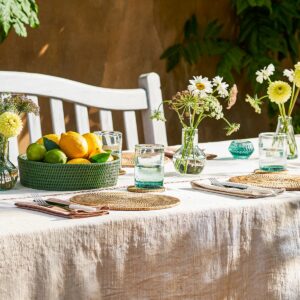 rattan basket tray, wicker serving tray, round rattan organizer, handmade rattan basket, eco-friendly wicker tray, artisan storage basket, round woven tray, natural rattan serving dish, Vietnam handicraft basket, wholesale wicker basket