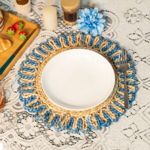 water hyacinth placemat, eco-friendly coaster, natural table mat, handcrafted placemat set, sustainable home decor, woven dining accessories, Vietnam handicrafts, B2B tableware supplier, handmade table decor, rustic coaster set placemats and coasters