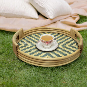 Wicker Bamboo Serving Tray Wholesale From Vietnam