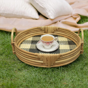 Wicker Bamboo Serving Tray Wholesale From Vietnam