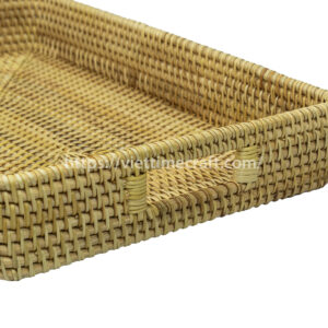 Rectangle Wicker rattan Storage Tray