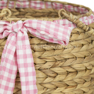Water Hyacinth Picnic Basket Wholesale Vietnam Handicraft