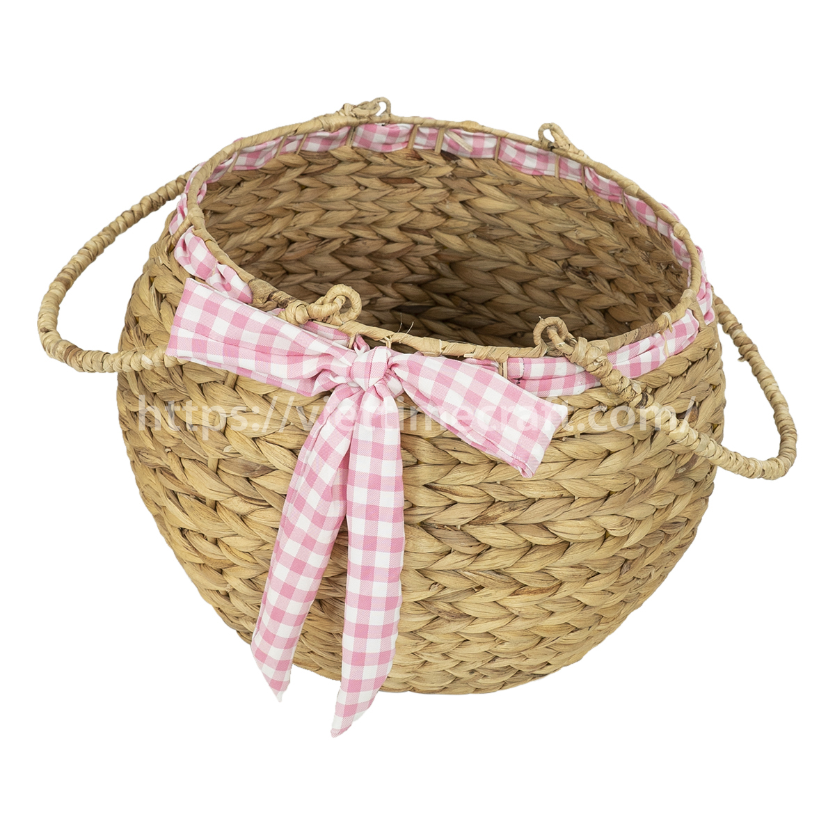 Water Hyacinth Picnic Basket Wholesale Vietnam Handicraft