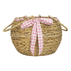Water Hyacinth Picnic Basket Wholesale Vietnam Handicraft