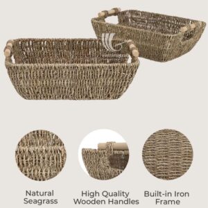 Seagrass Storage Tray, Woven By Viettimecraft