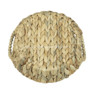 Best Selling Water Hyacinth Serving Tray With Handle Bead Wholesale From Vietnam