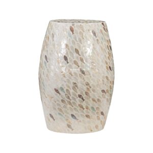 Mother of Pearl Pedestal Side Table Wholesale From Vietnam
