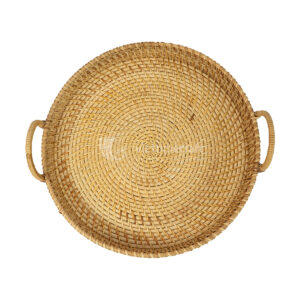 Wicker Rattan Serving Tray, Storage Tray Kitchenware