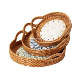 Wicker Rattan Tray Home Decoration Vietnam