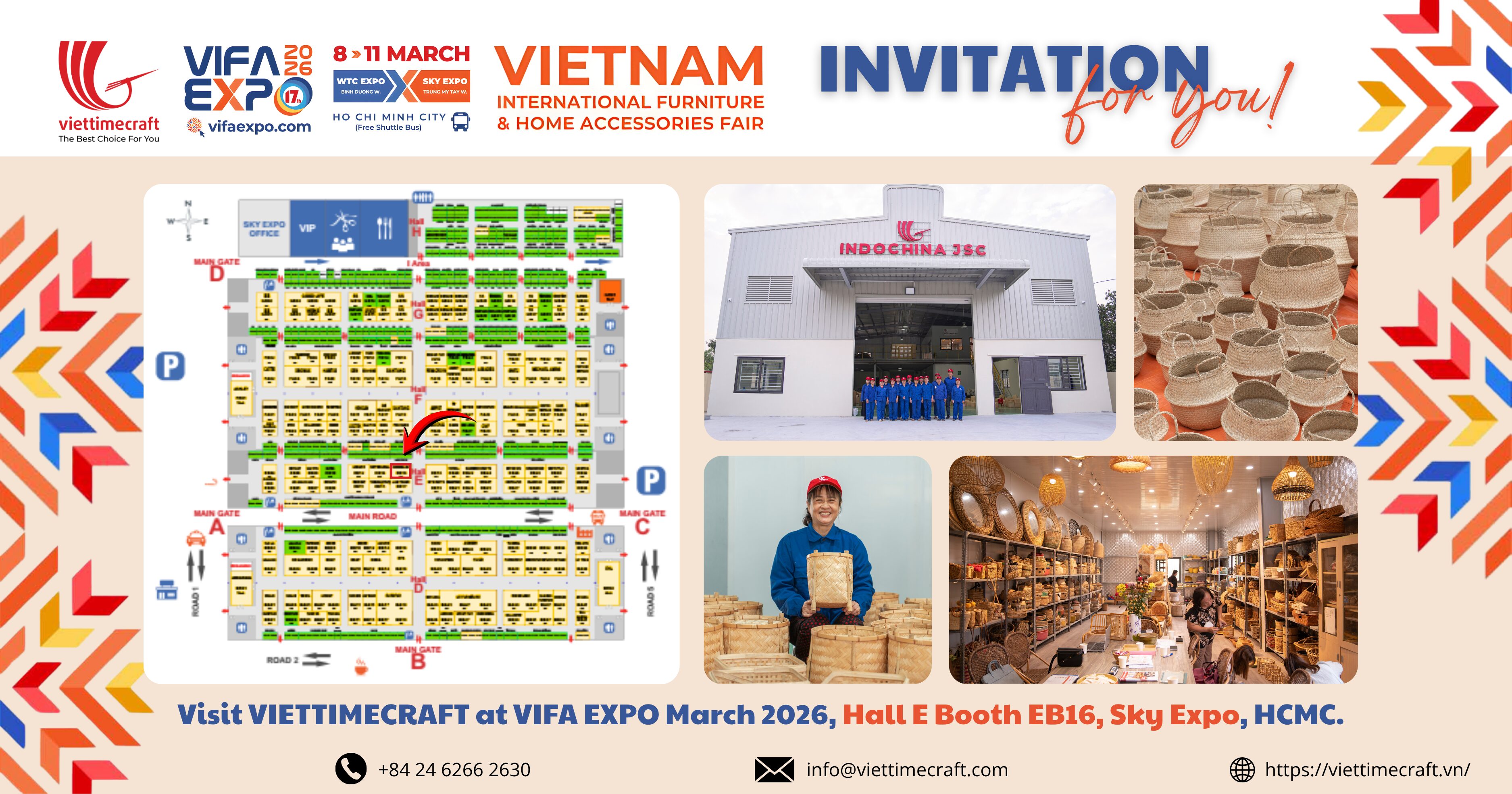 Visit Viettimecraft at VIFA EXPO 2026 Trade Fair