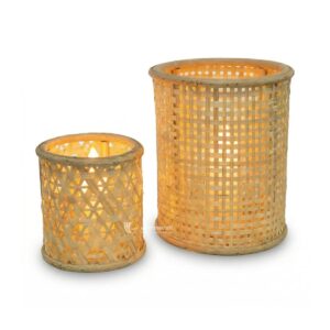 Bamboo Candle Holder Viettimecraft