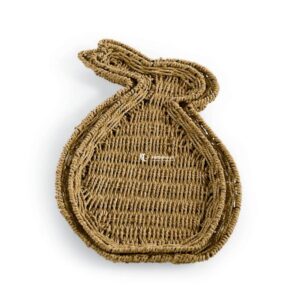 Bunny Seagrass Tray - C00890 I Viettimecraft