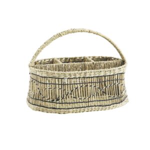 Seagrass Basket, Seagrass Utensil Holder I Viettimecraft