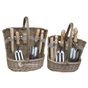 Garden Tool Storage Basket Set I Viettimecraft - M0808