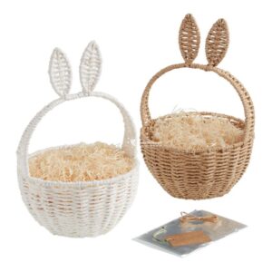 Bunny-Shaped Easter Basket - GI00047 I Viettimecraft