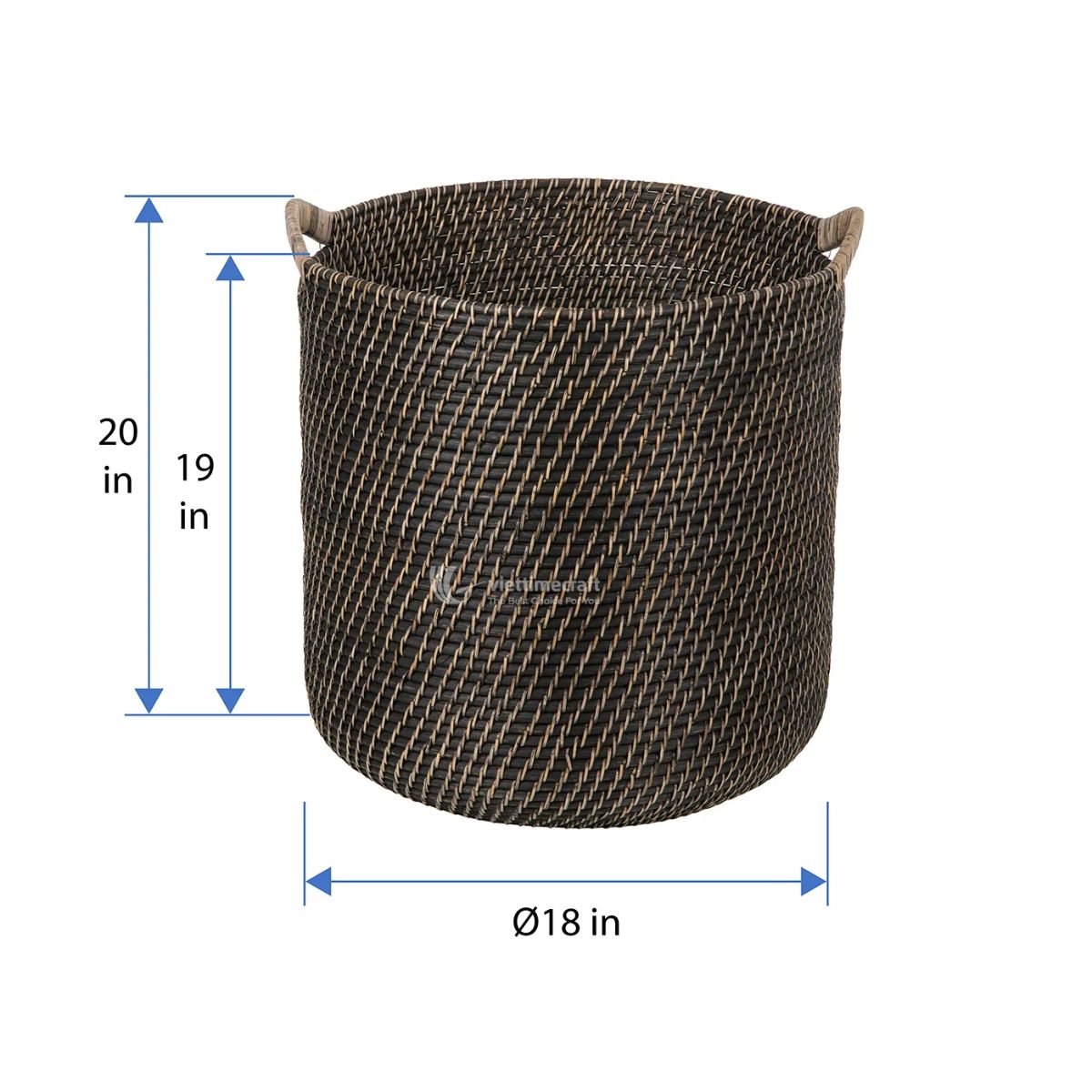 Best Selling Wicker Laundry Basket Viettimecraft Handicraft