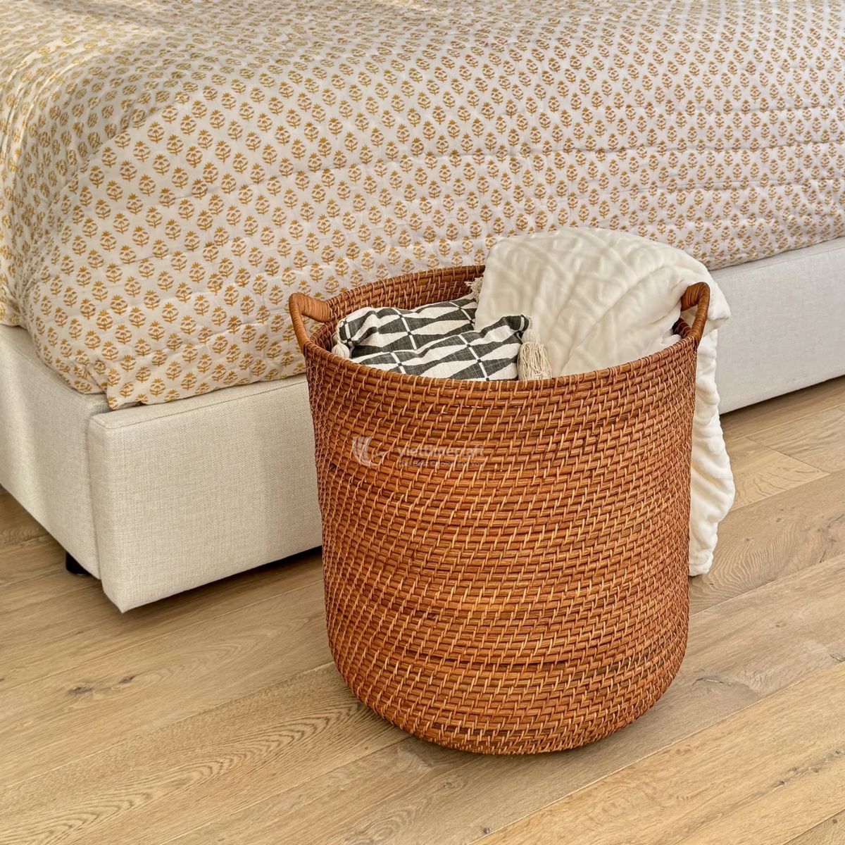 Wicker Laundry Basket Viettimecraft Handicraft