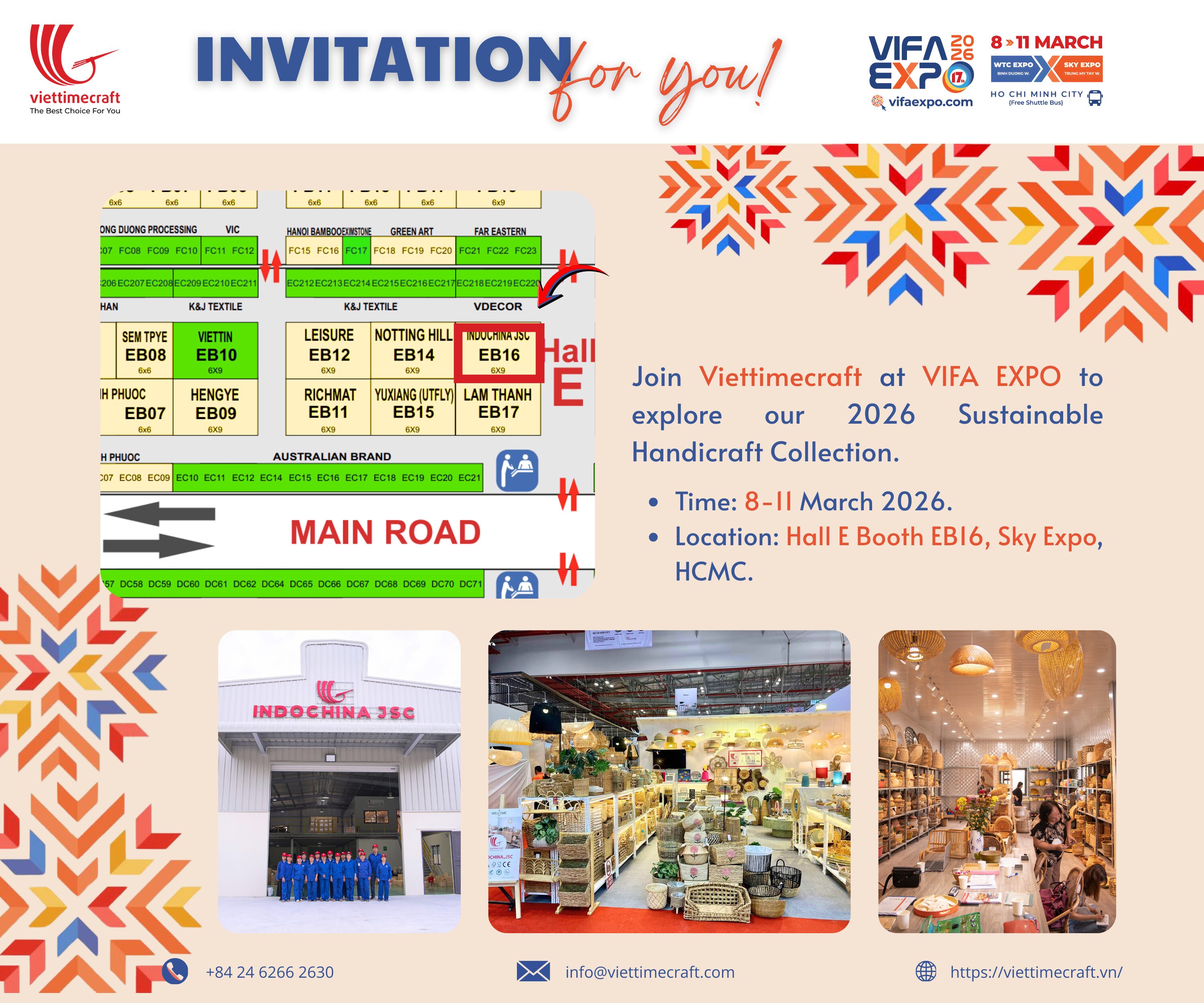 VIFA EXPO 2026 Viettimecraft I Banner web