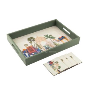 Rectangle Lacquer Serving Tray Mix Coaster Table Decoration Wholesale