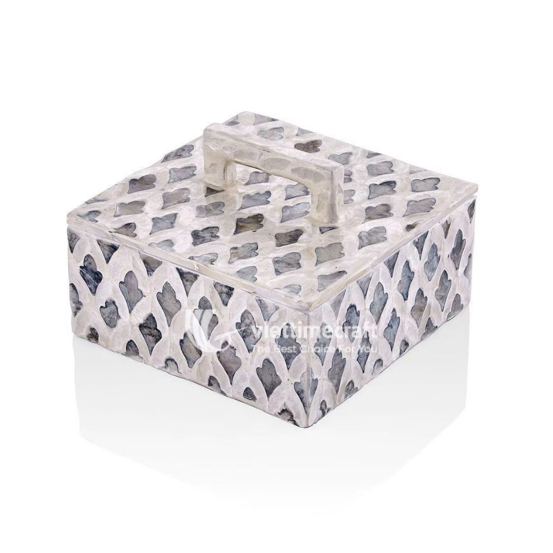 Mother of Pearl Mosaic Inlaid Box I Viettimecraft - KT0067