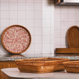 Rattan Basket I Viettimecraft - M0797