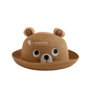 Adorable Straw Sun Hat for Kids - C00794 I Viettimecraft