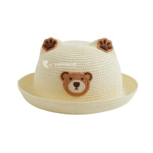 Adorable Straw Sun Hat for Kids - C00794 I Viettimecraft