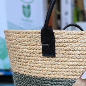 Faux Wicker Handbag from Viettimecraft - M0791