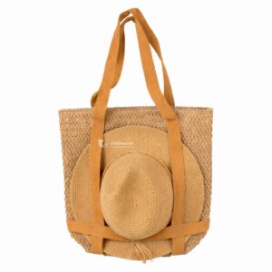 SET woven straw hat and bag Viettimecraft Wholesale