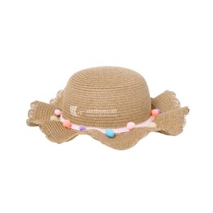 Kids Handwoven Straw Sun Hat I Viettimecraft - C00795