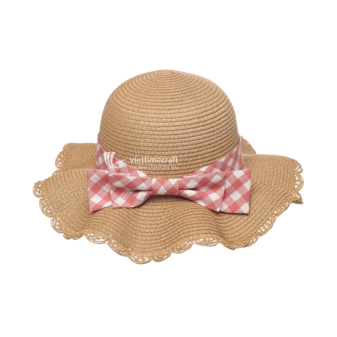 Kids Handwoven Straw Sun Hat I Viettimecraft - C00795