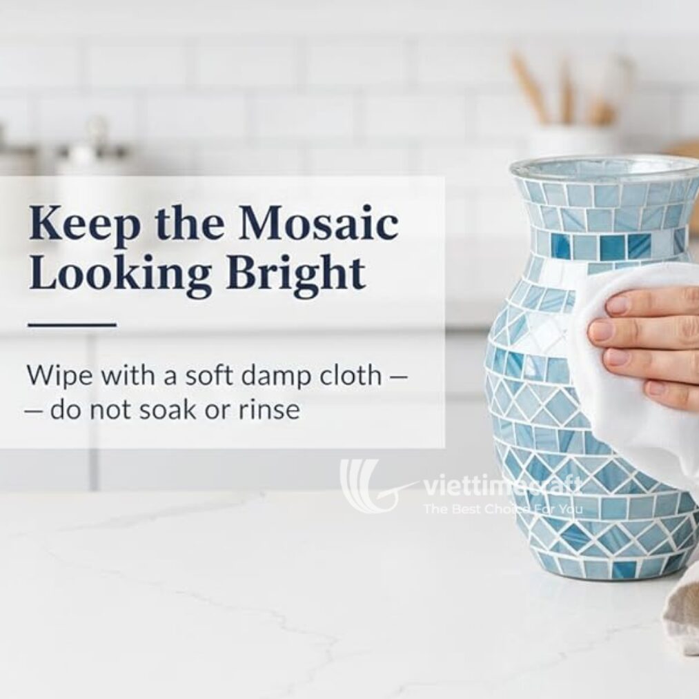 Mosaic Vase I Viettimecraft - KT0051