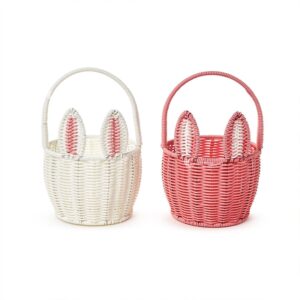 Bunny Easter Woven Baskets for Kids I Viettimecraft - GI00050