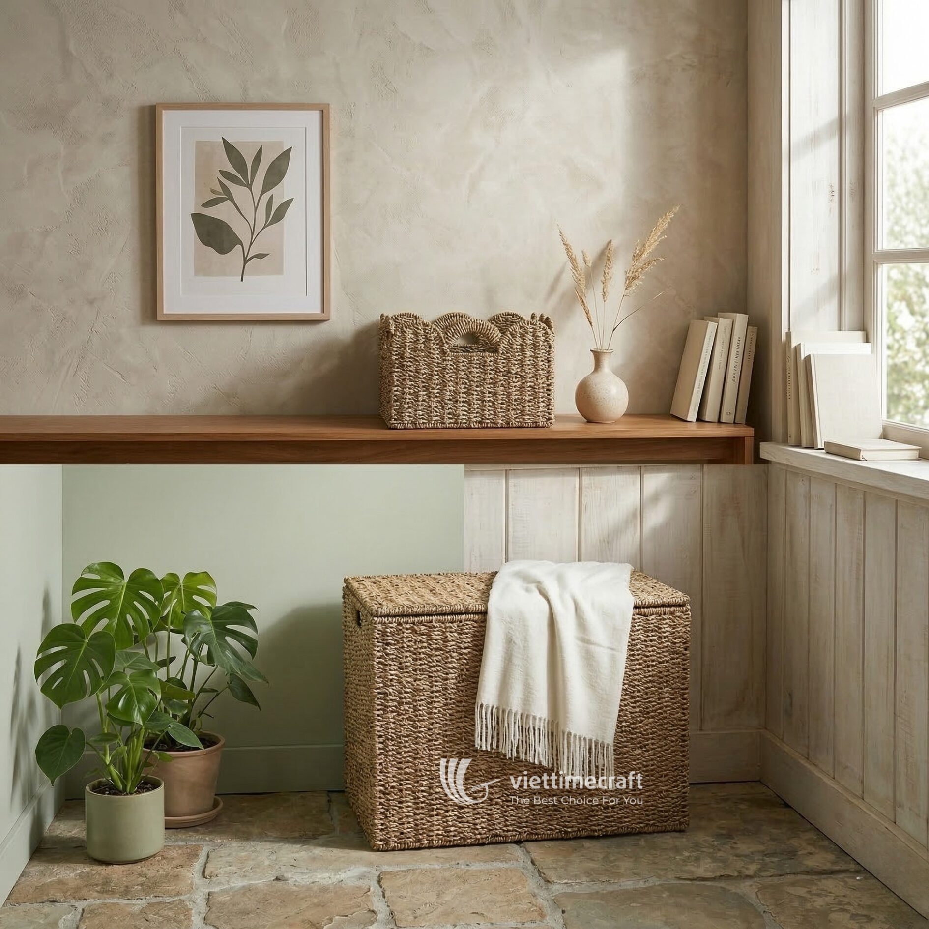 Viettimecraft's handcrafted basket set