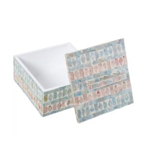 Pastel Color MOP Inlaid Jewelry Box - KT0074 I Viettimecraft