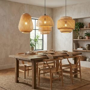 Bamboo Lampshade - Viettimecraft - TD00443