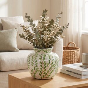 Botanical Mosaic Flower Vase I Viettimecraft - KT0073